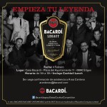 Invitación a evento Bacardí Legacy
